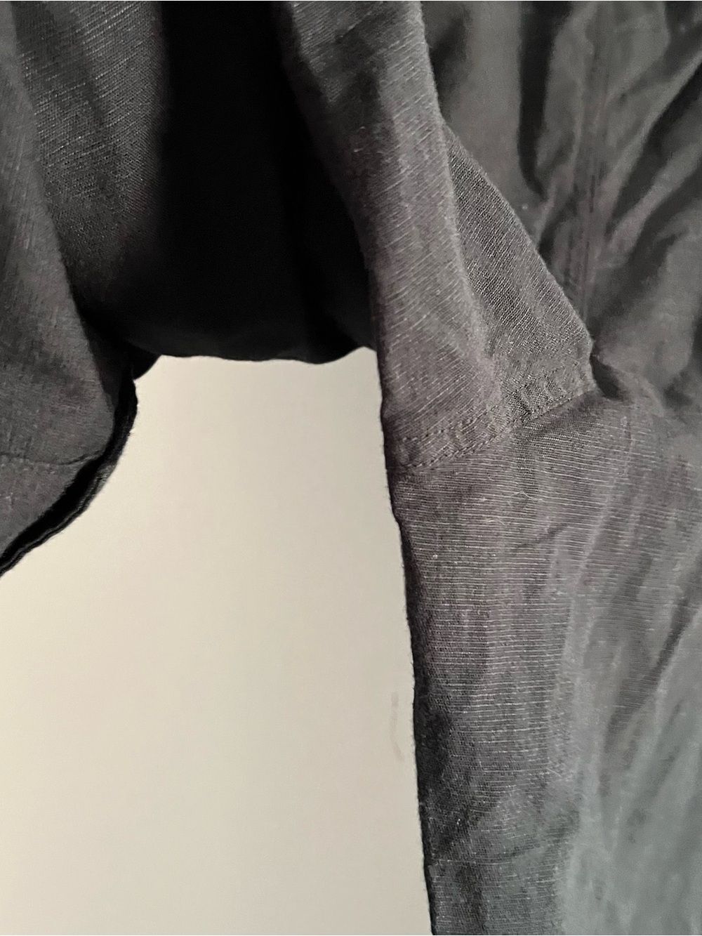 Pact Cargo Pants Organic Cotton Linen Black Relaxed Fit Size LG Casual Utility - Picture 6 of 6